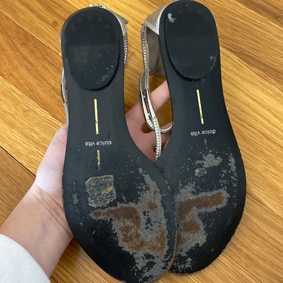 Dolce Vita Women’s Silver Sandals Size 36/6 - Picture 7 of 7